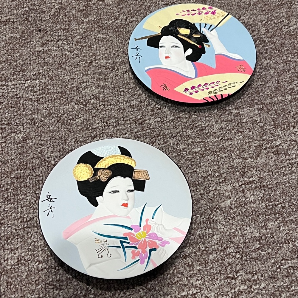 The Gentle Arts of the Geisha - the Hamilton Collection- Vintage- set of 2